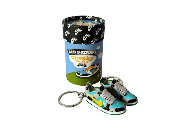 PORTACHIAVI SNEAKERS Nike SB Dunk Low Ben & Jerry's Chunky Dunky PREMIUM