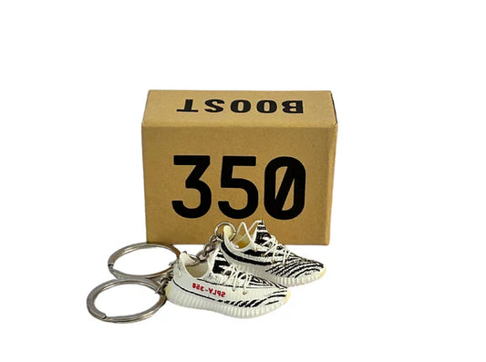 PORTACHIAVI SNEAKERS YEEZY 350 'Zebra'